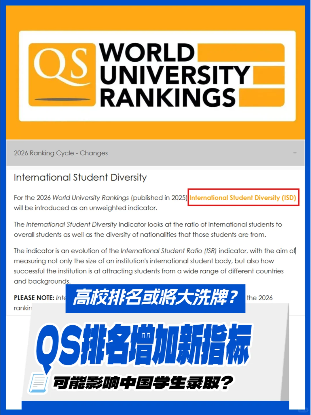 QS排名将增加新指标.png